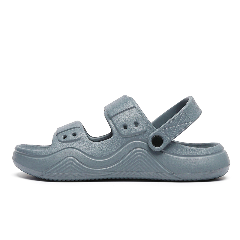 

Wooden Rabbit Мужские слайдеры с амортизацией EVA, устойчивые к запахам, серые, цвет Gray