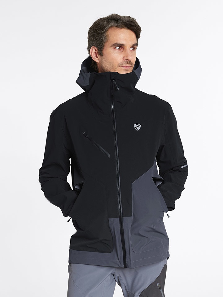 

Дождевик Ziener Funktionsjacke Nuro, цвет Schwarz/Grau