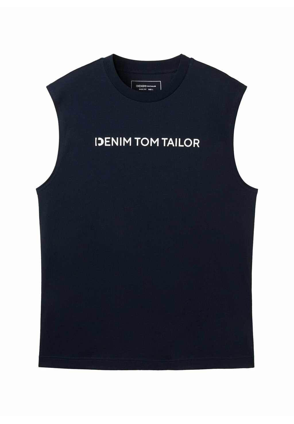 

Топ Tank Mit Logoprint TOM TAILOR, небесный капитан синий