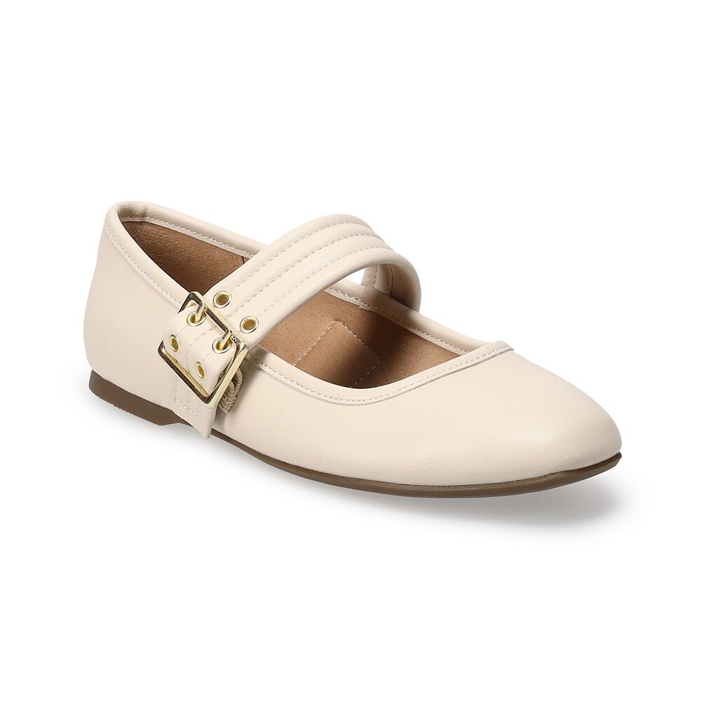 

Женские туфли на плоской подошве Мэри Джейн Sonoma Goods For Life Delilah, цвет Bone