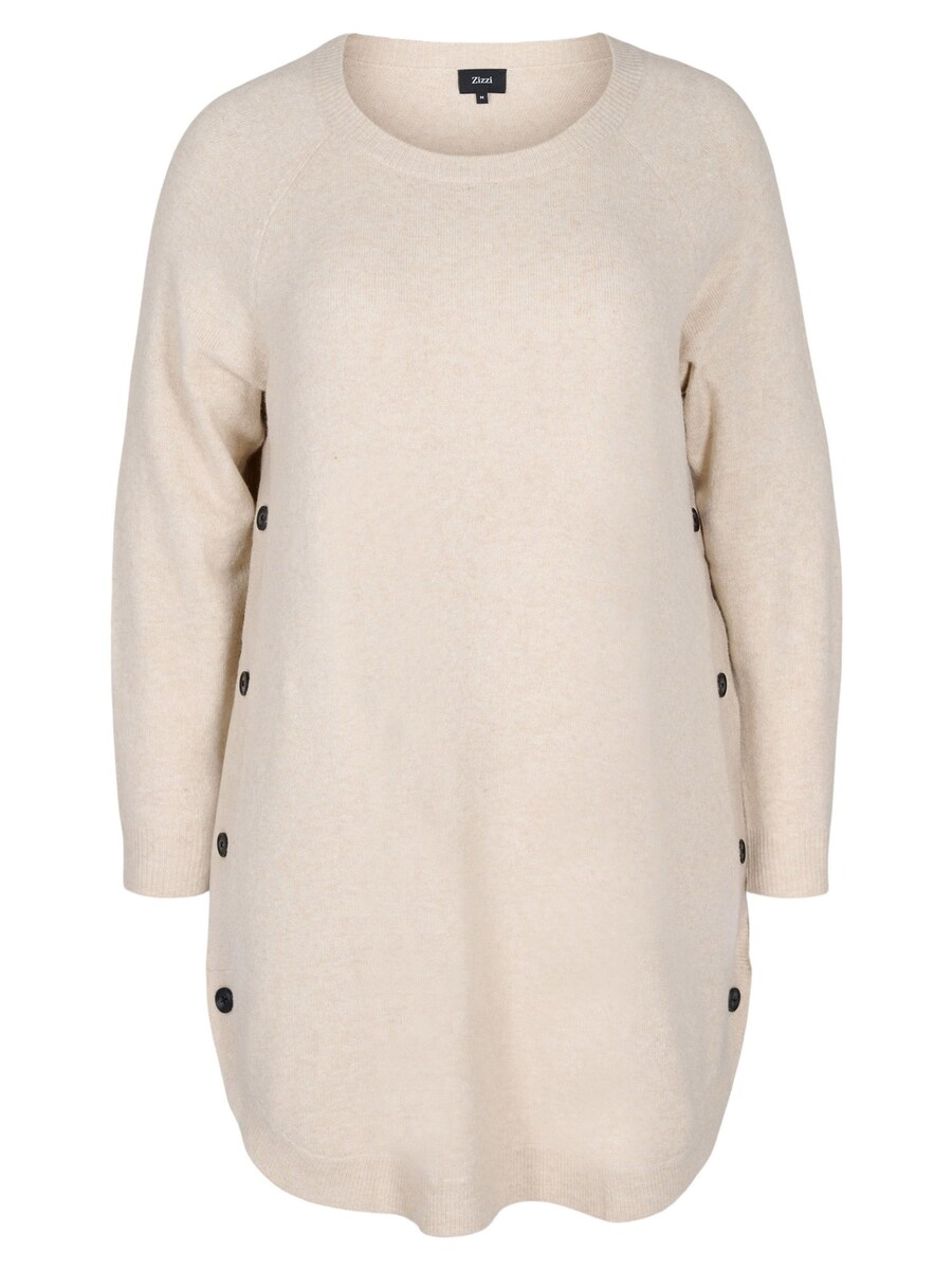 

Вязаное платье Zizzi Knitted dress Sunny, светло-бежевый