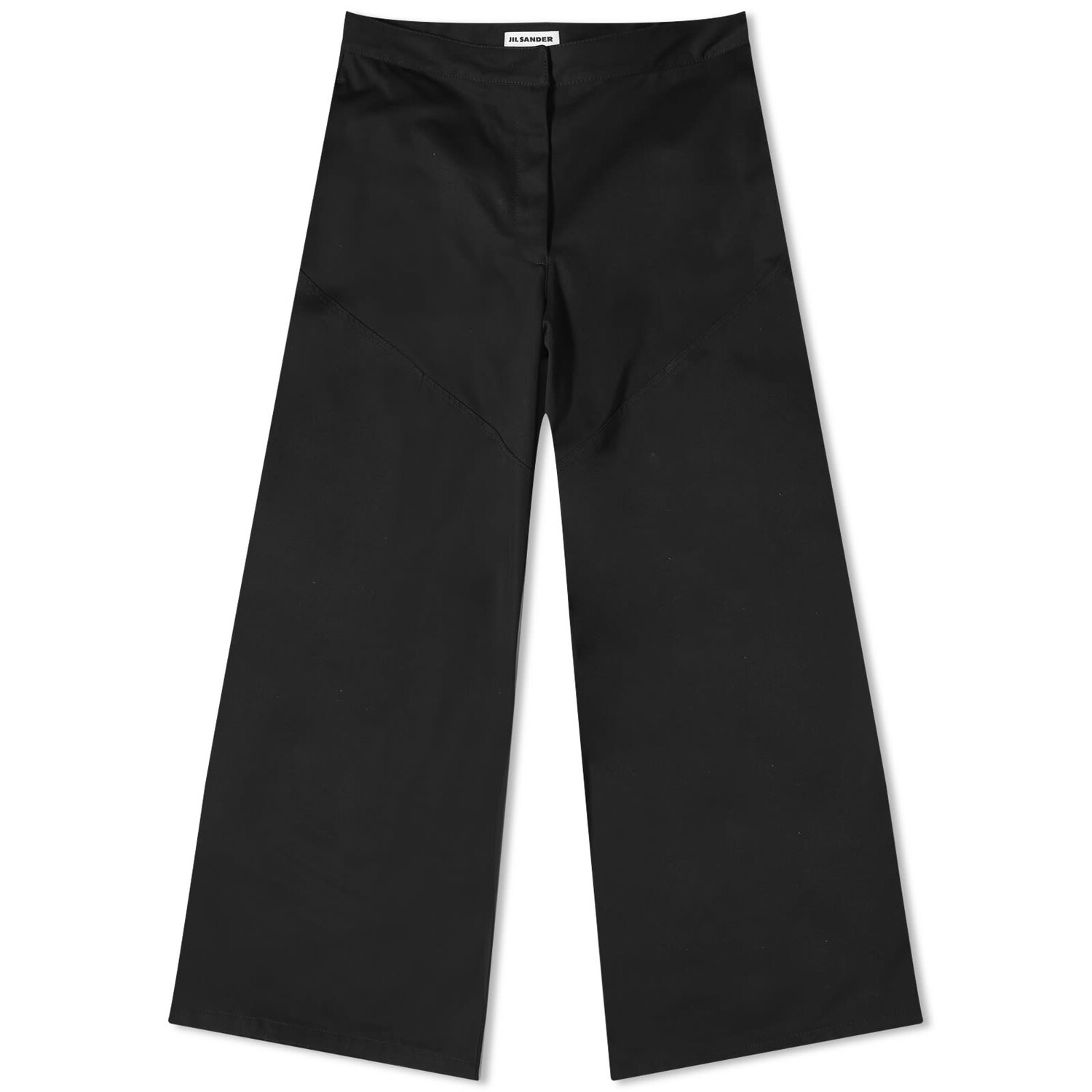 

Широкие брюки Jil Sander Extreme Wide Leg Trousers, черный