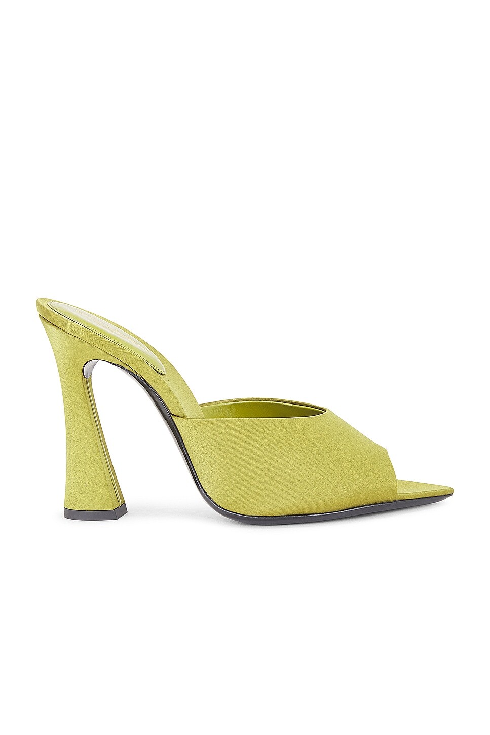 Люкс-мюли сандалии Saint Laurent, цвет Kaki Green