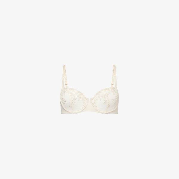 

Бюстгальтер Simone Perele Delice с кружевом, бежевый