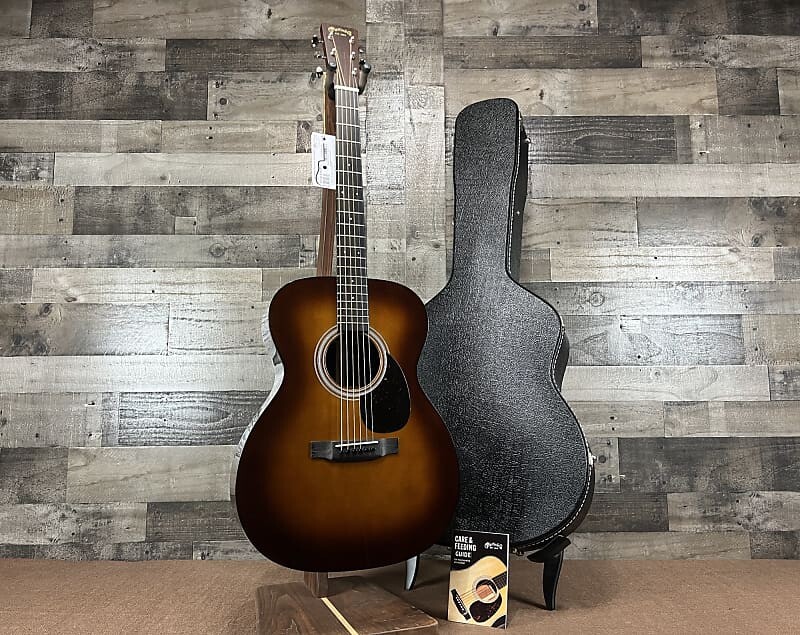 

Акустическая гитара Martin OM-21 Standard Series Acoustic Guitar - Ambertone w/ Martin HSC