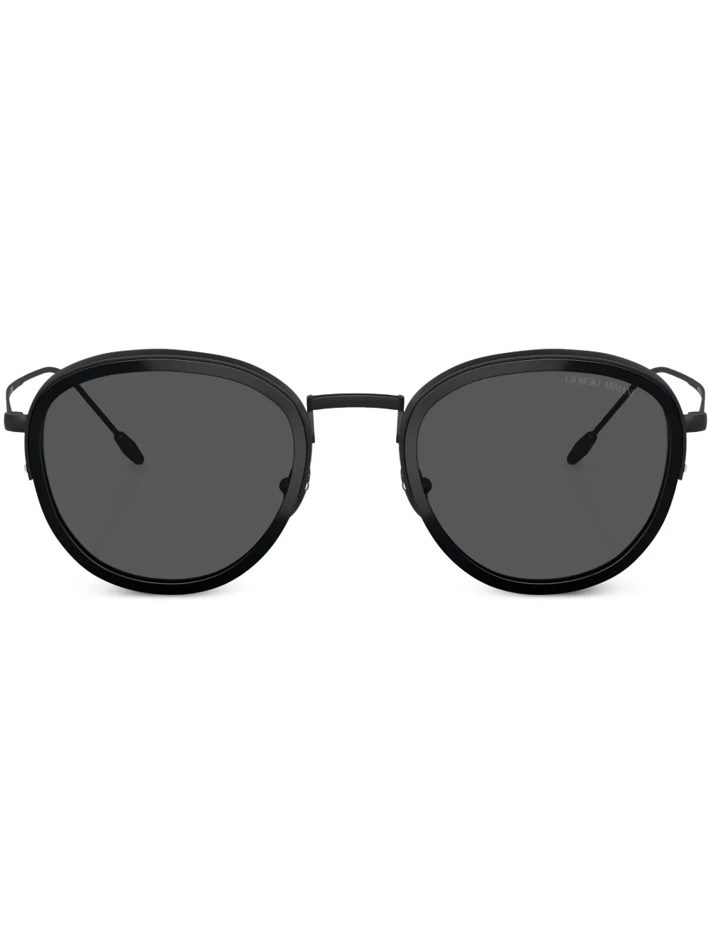 

Солнцезащитные очки в круглой оправе GIORGIO ARMANI, черный