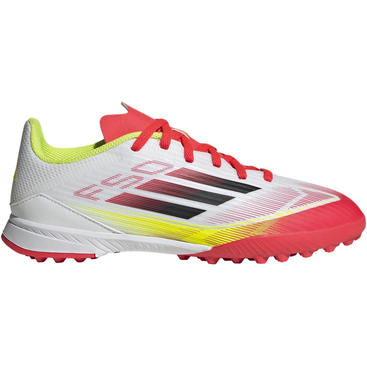 Adidas F50 лига баланс лоу-топ детские футбольные бутсы white kids — фото 3