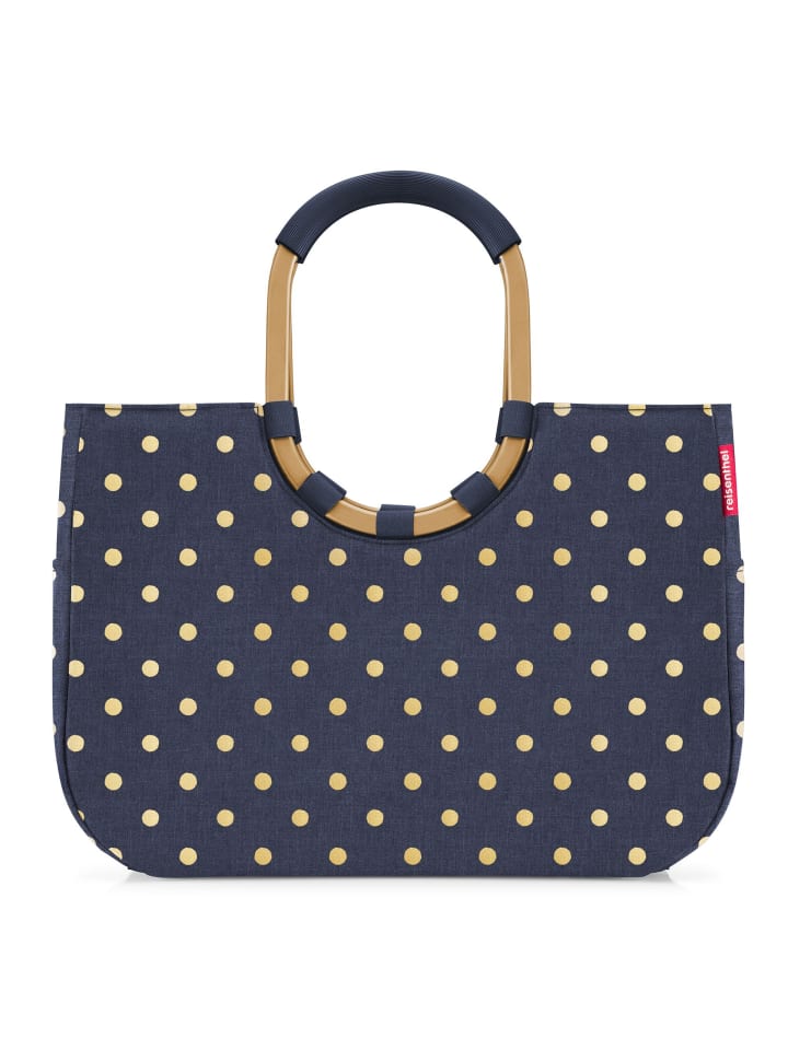 

Шоппер Reisenthel Loopshopper Shopper Tasche L 46 cm, цвет frame metallic dots blue