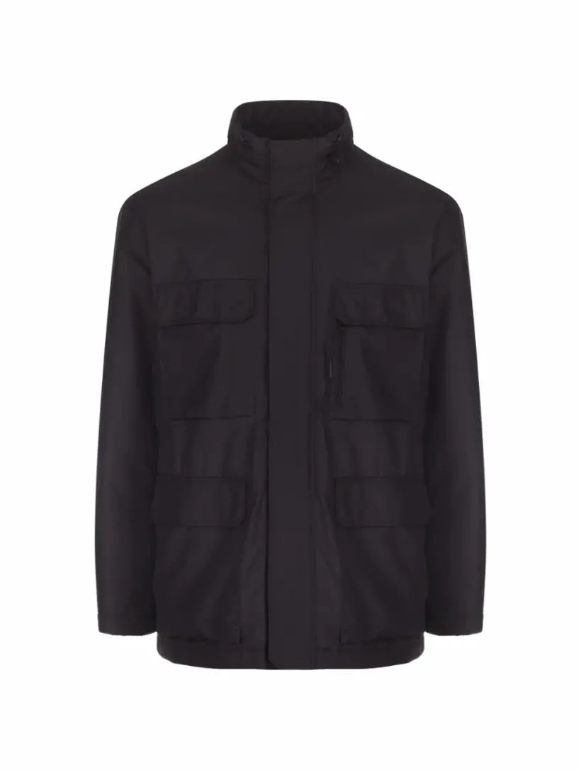 

Куртка с капюшоном Zegna, тёмно-синий