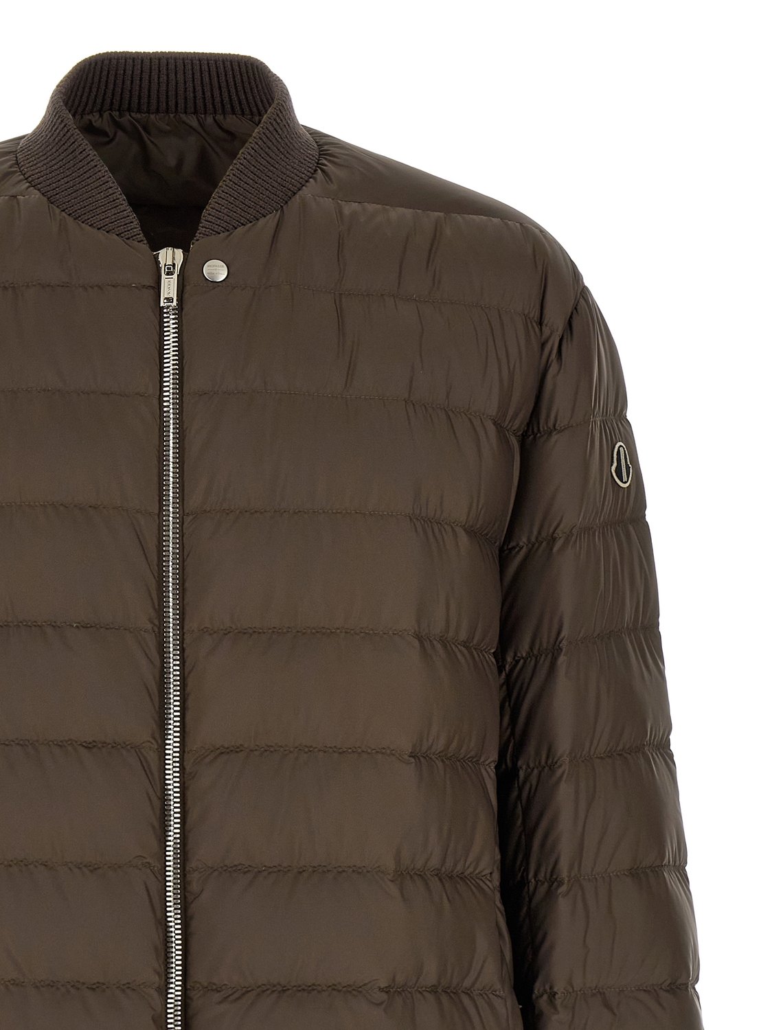 Moncler + Rick Owens пуховик "Flight Parka", коричневый — фото 3