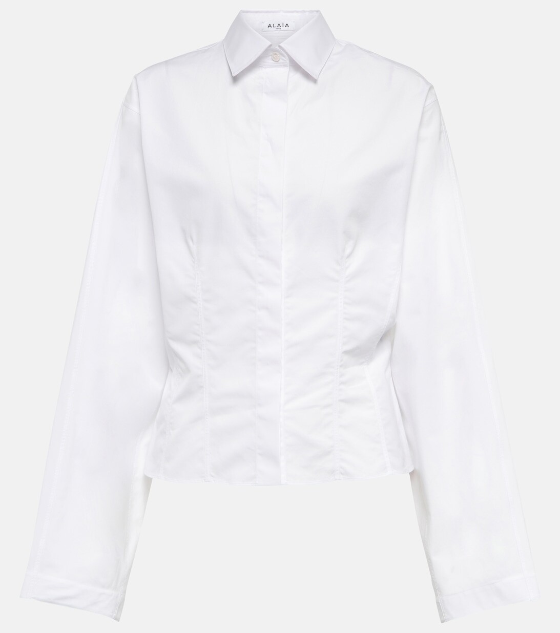 

Хлопковая рубашка ALAÏA, белый