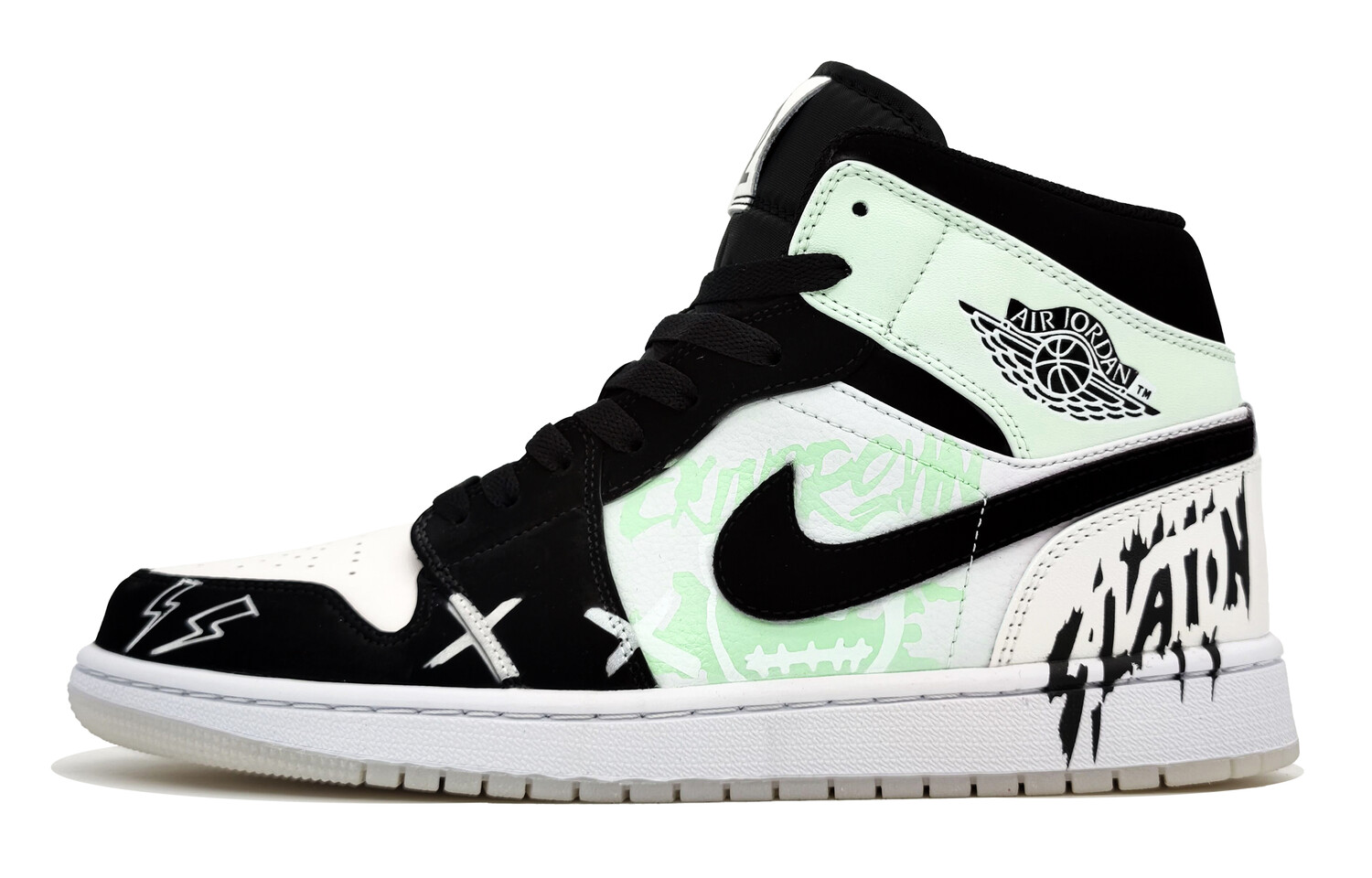 

Баскетбольные кроссовки Air 1 Vintage женские, среднего размера, светло-зеленый Jordan