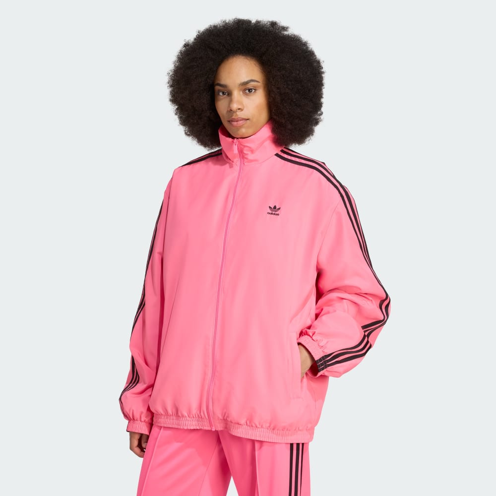 

Спортивный костюм Adidas Adilenium Season 3 Oversized Track Top, цвет Lucid Pink/Black