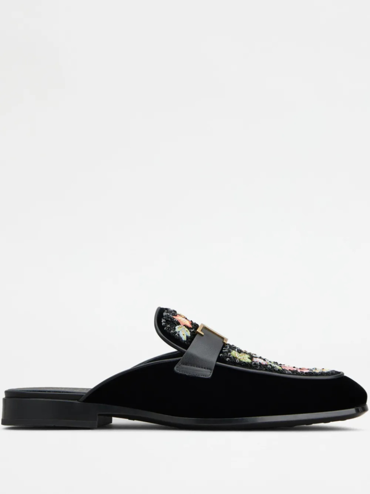 

Бархатные тапочки Тода Tod's, черный