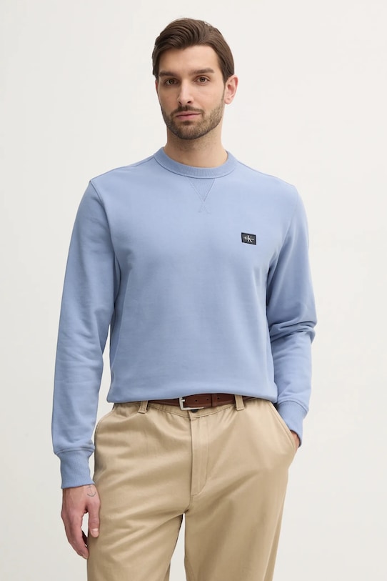 

Хлопковая толстовка Calvin Klein Jeans, синий