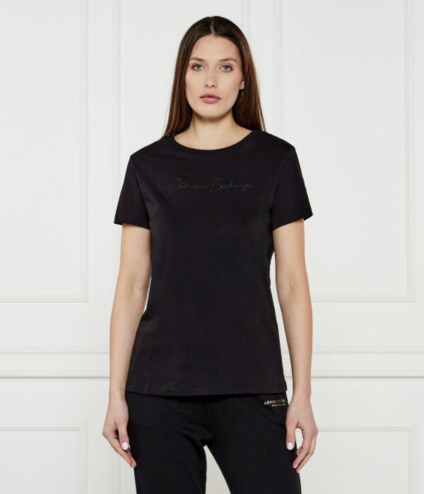 

Футболка женская Armani Exchange Regular Fit, черный