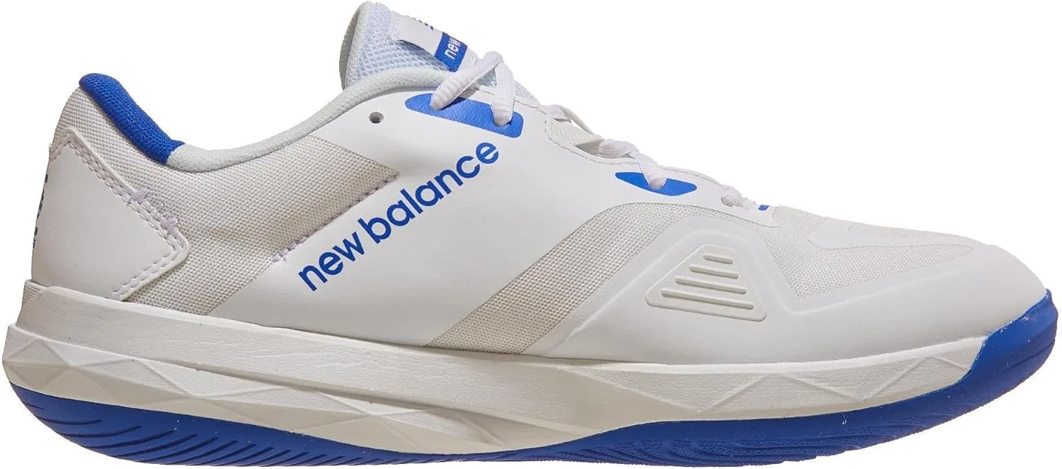 Мужские кроссовки для пиклбола New Balance 796v4, White/Blue Gemstone — фото 3