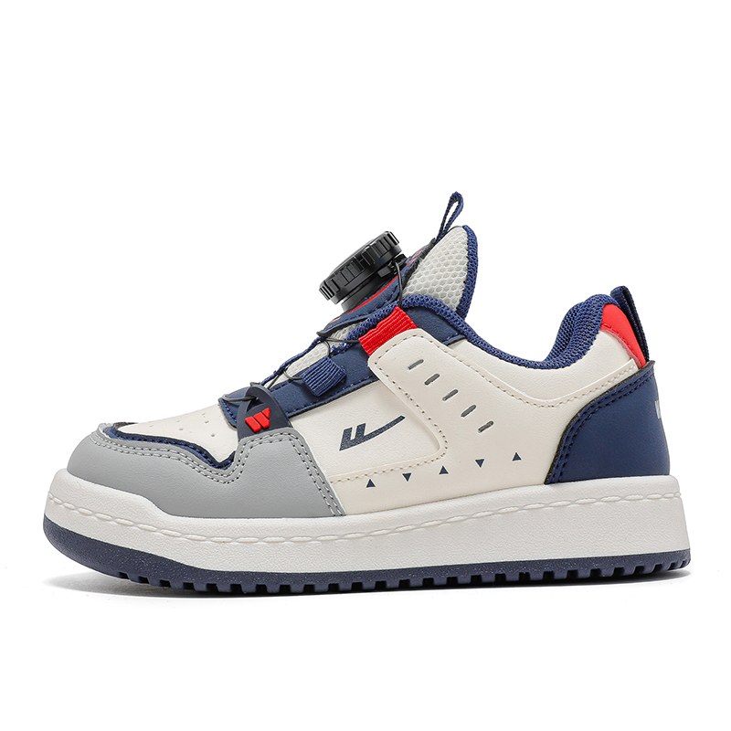 

Детские повседневные кроссовки серии Cloud Sail с противоскользящей подошвой, легкой амортизацией и защитой от ударов WARRIOR, бежевый/синий/серый