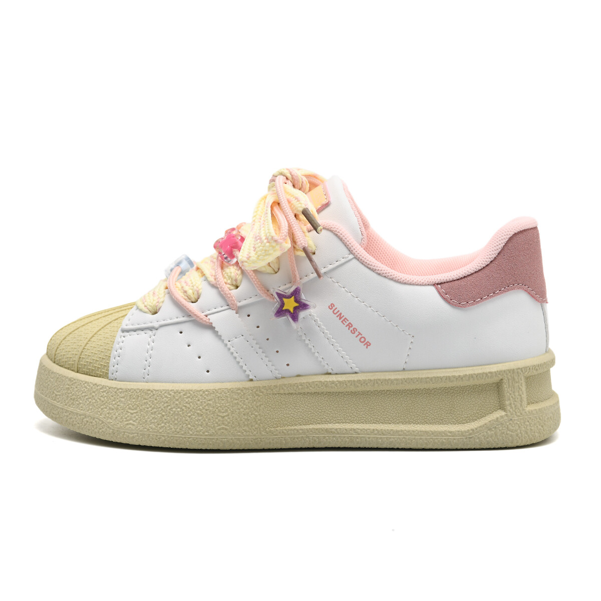 

Кроссовки ABCIO Skateboarding Shoes Women's Low-top, розовый