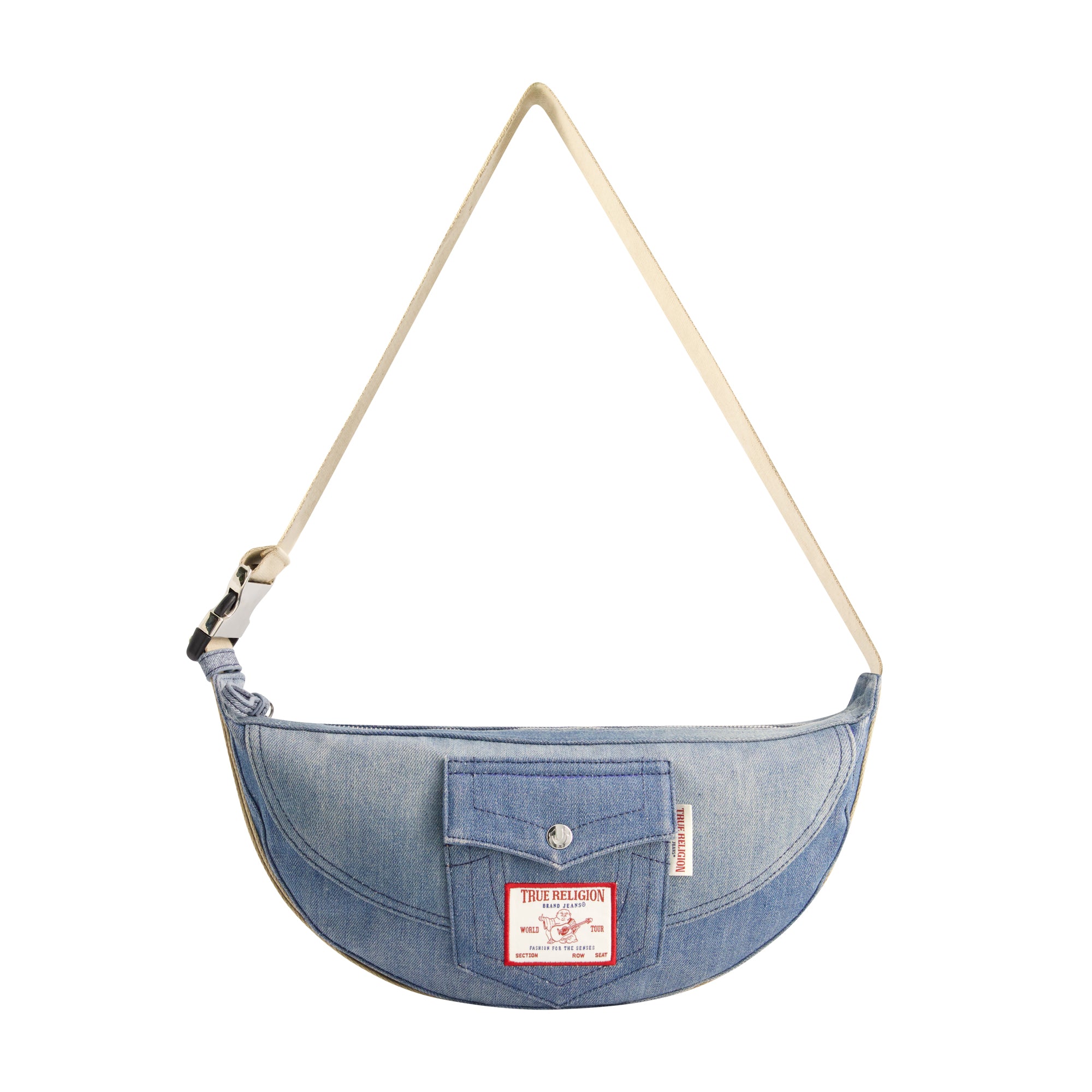 

Сумка-хобо True Religion из выстиранного денима, Denim