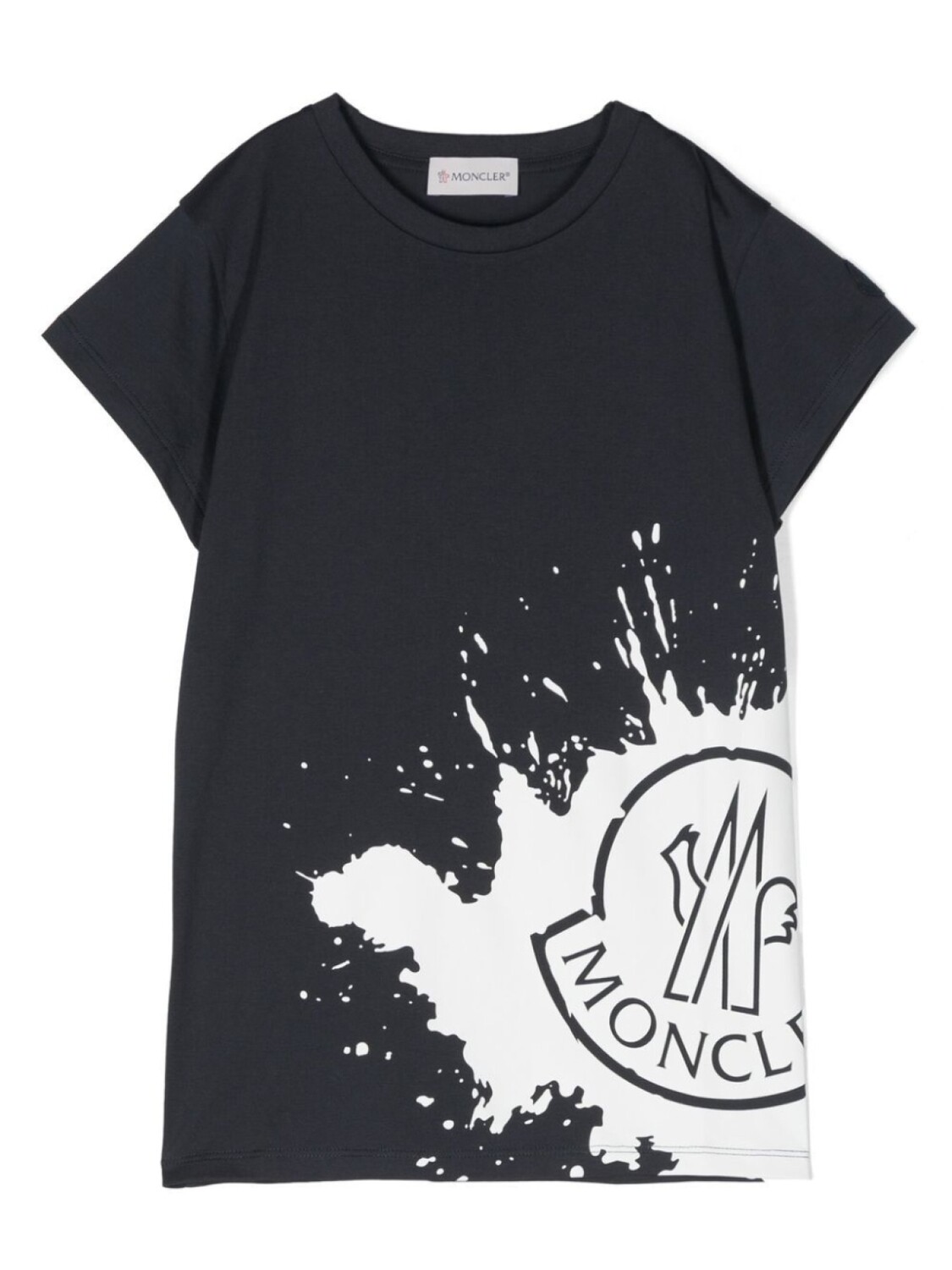 

Moncler Enfant футболка с графичным принтом, синий