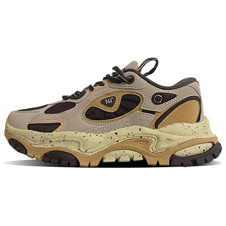 

361° Нескользящие износостойкие низкие повседневные туфли мужские, черно-коричневые