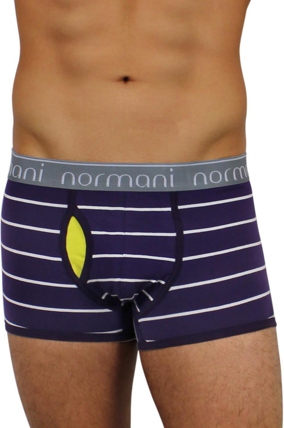 

Боксеры normani 6 Stück Retro Boxershorts aus Baumwolle, цвет Purple Stripes