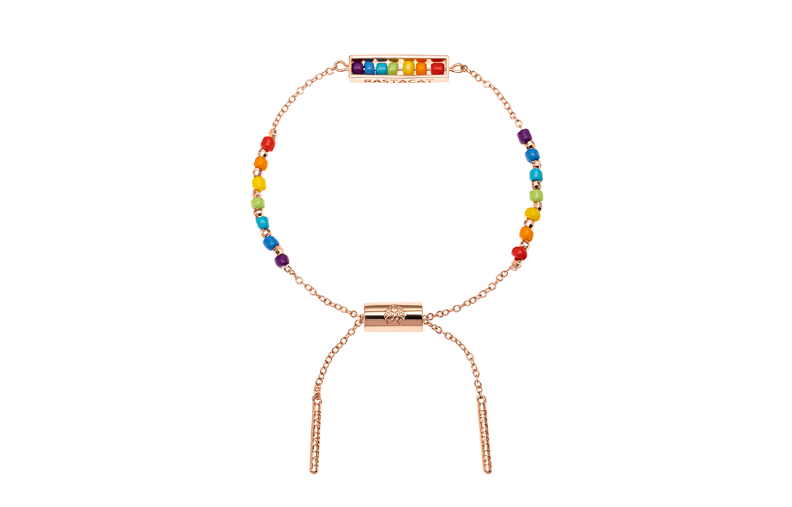 

Цирконовый браслет Little Lion унисекс разноцветный Rastaclat, Rainbow Collection Rc860041