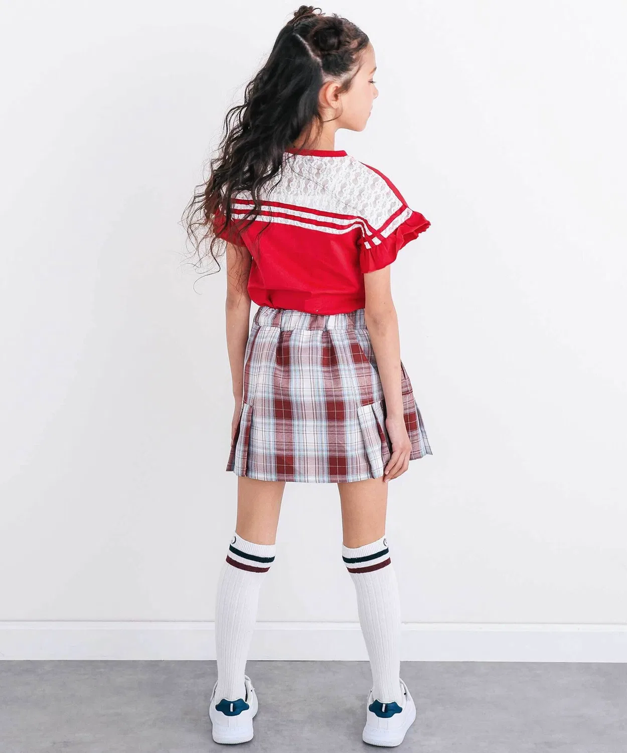 Детская футболка с принтом Sailor Patch Red nexchic, Red — фото 4