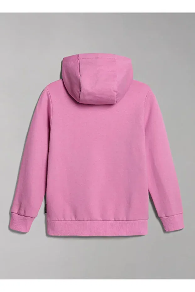 Детские свитшот для девочек с принтом Sportswear Napapijri, Pink — фото 2