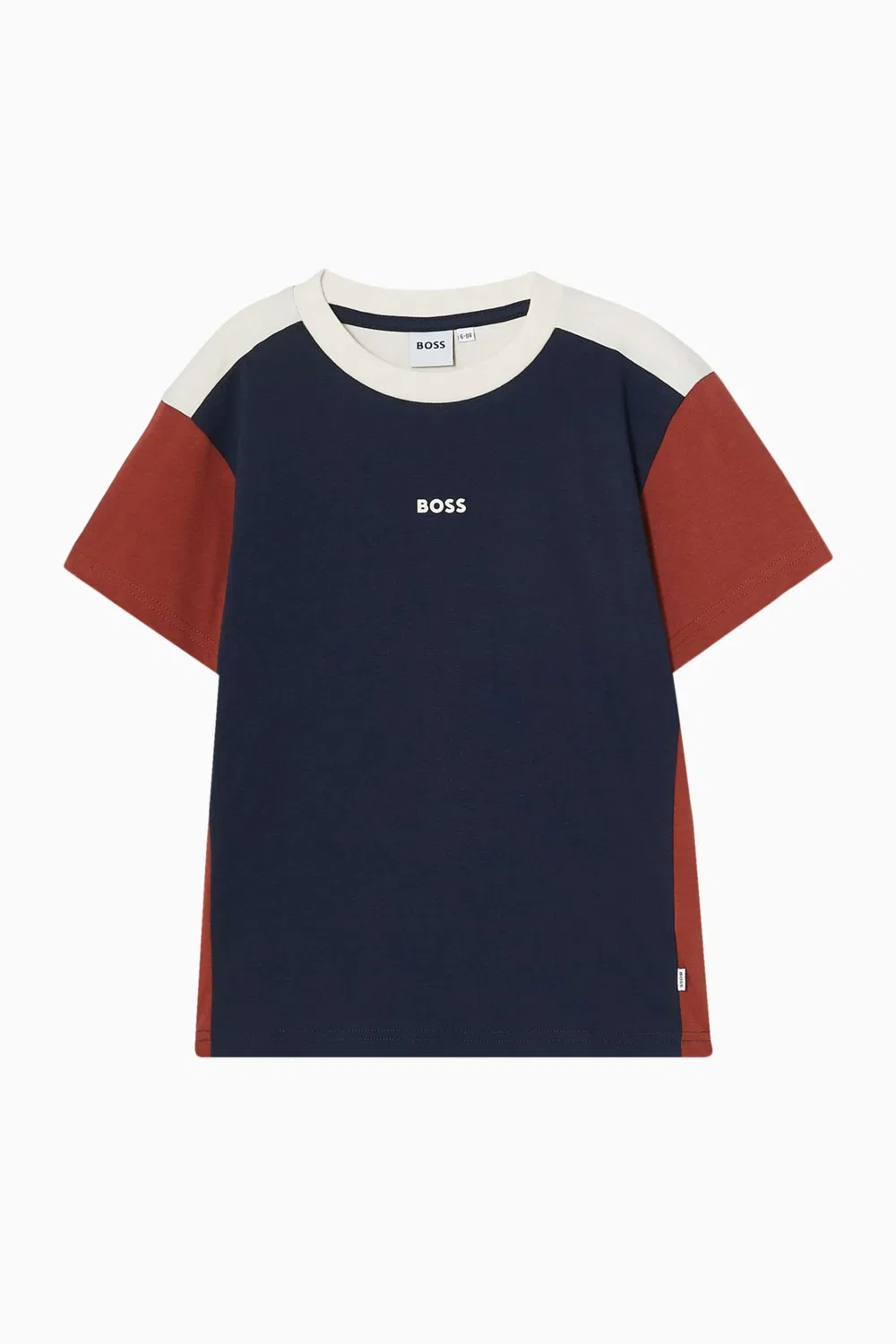 Футболка с принтом Colour Blocks BOSS Kidswear