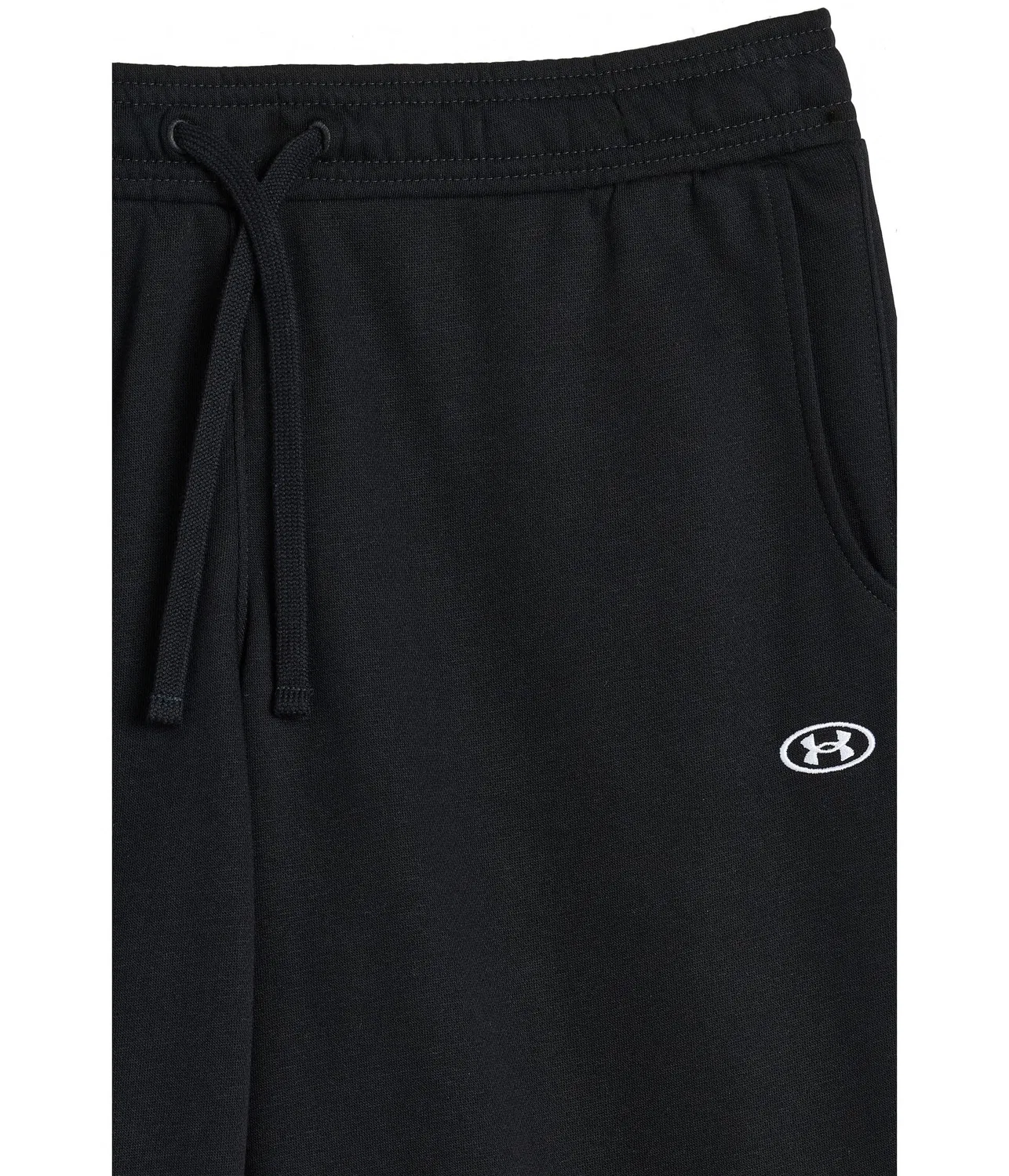 Флисовые штаны Rival (для детей постарше) Under Armour Kids, Ultimate Black/White — фото 3
