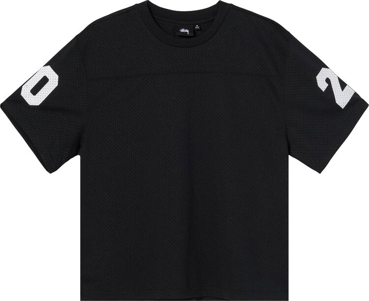 

Футболка Stussy Mesh Football Jersey 'Black', черный