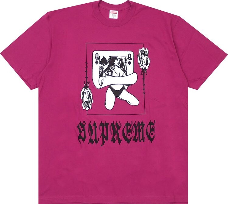 

Футболка Supreme Queen Tee 'Magenta', розовый