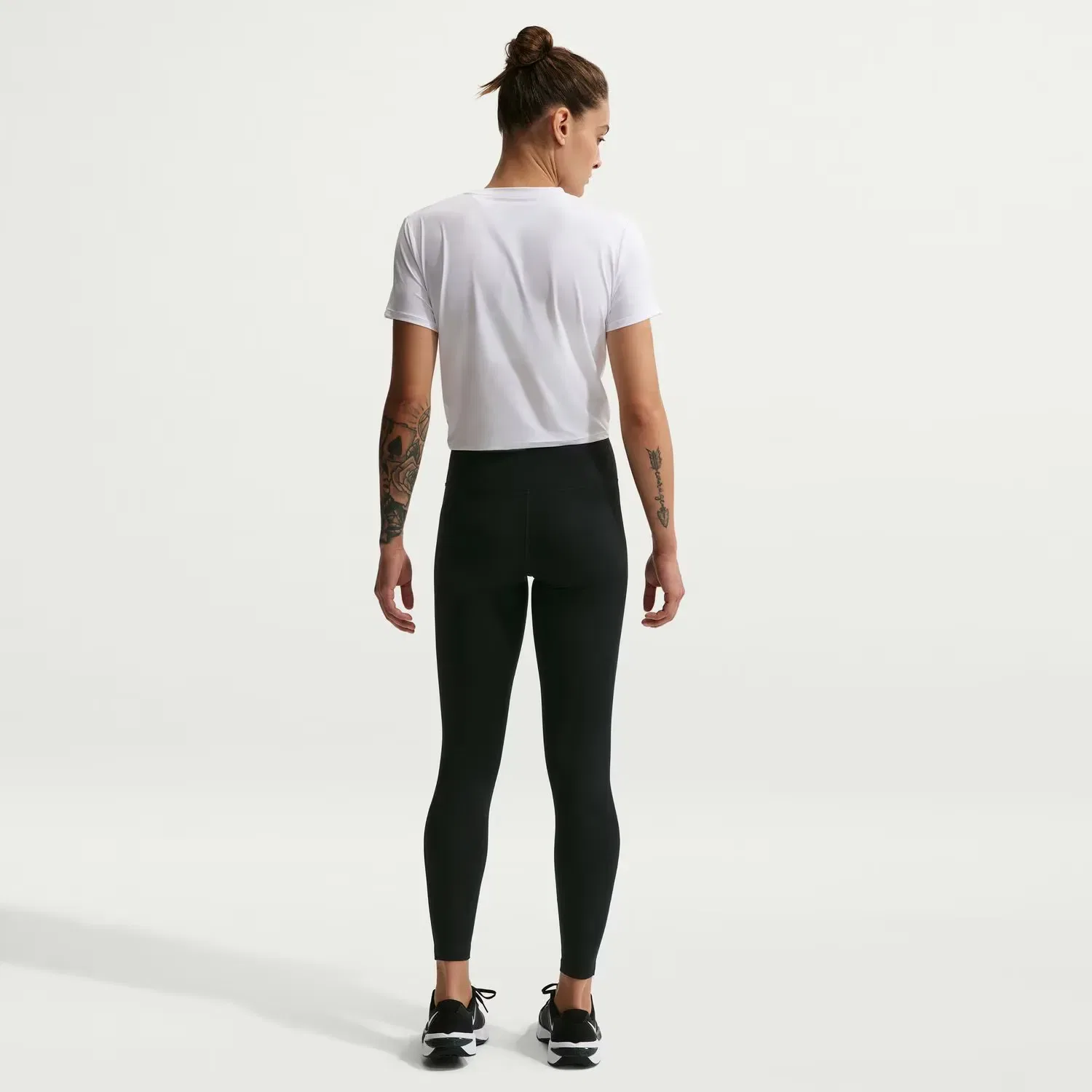 Женские леггинсы для фитнеса Nike One High Rise Tight Useam, Negro — фото 2
