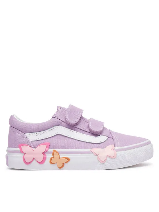 Кеды Old Skool V Butterfly Vans, фиолетовый