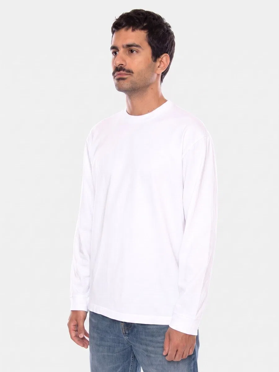 Футболка LEVI'S LS WORKWEAR TEE JET NEUTRAL белого цвета