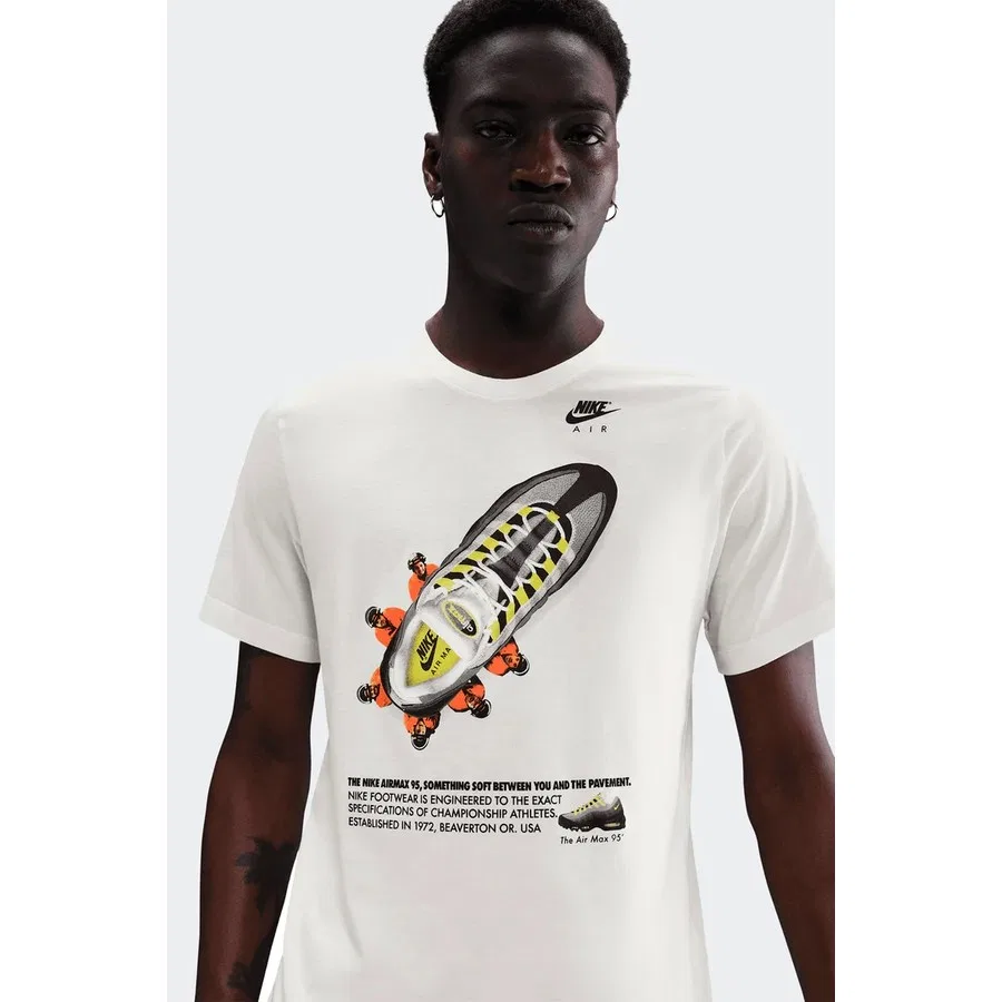 Футболка с принтом Tee Oc Med Gfx Culture Nike, Белый
