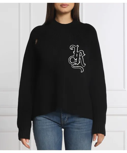 

Свитер дурака Oversize fit John Richmond, черный