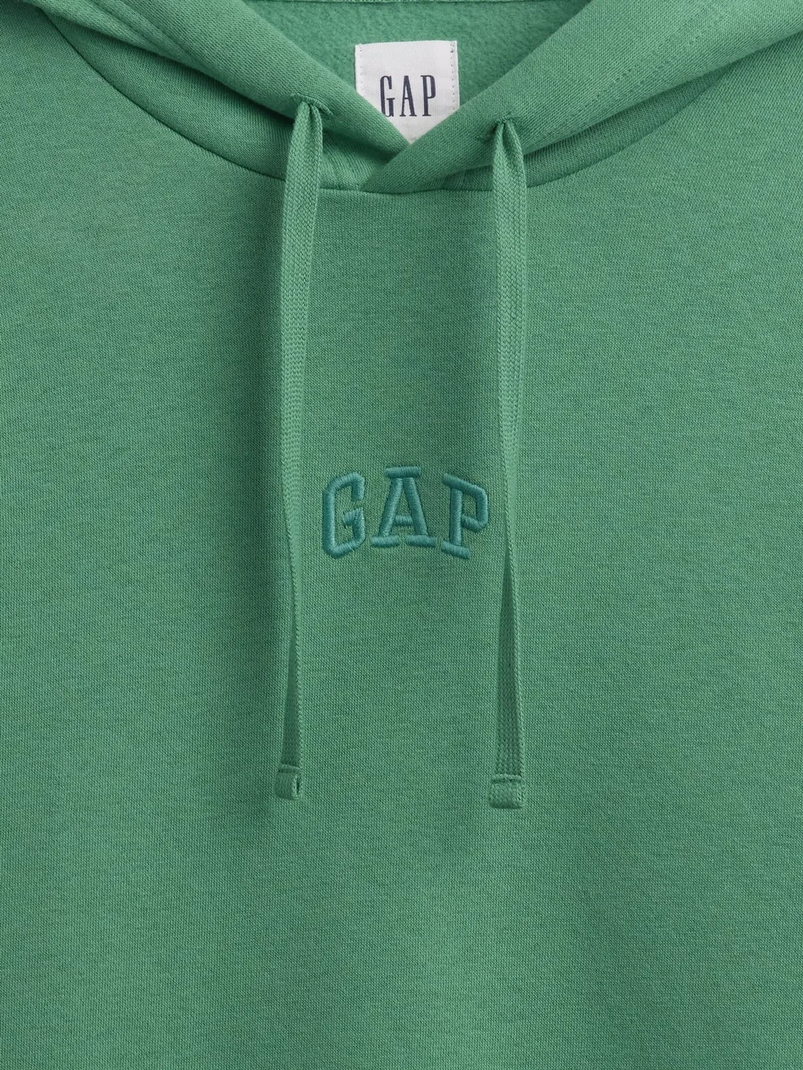 Худи Relaxed Mini-Logo Gap, зеленый — фото 4
