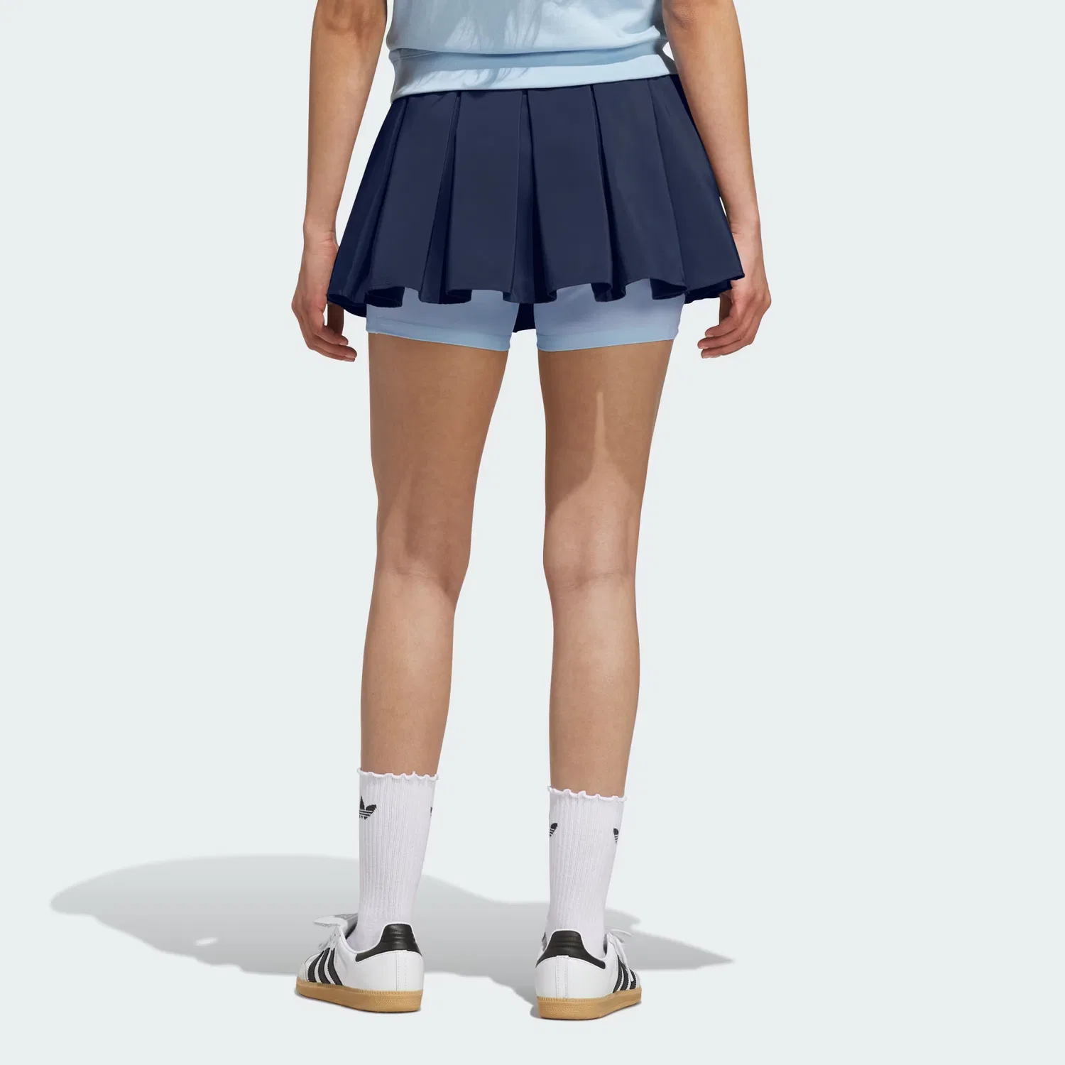 Женская юбка прямого кроя Woven Skirt Adidas Originals, темно-синий — фото 2