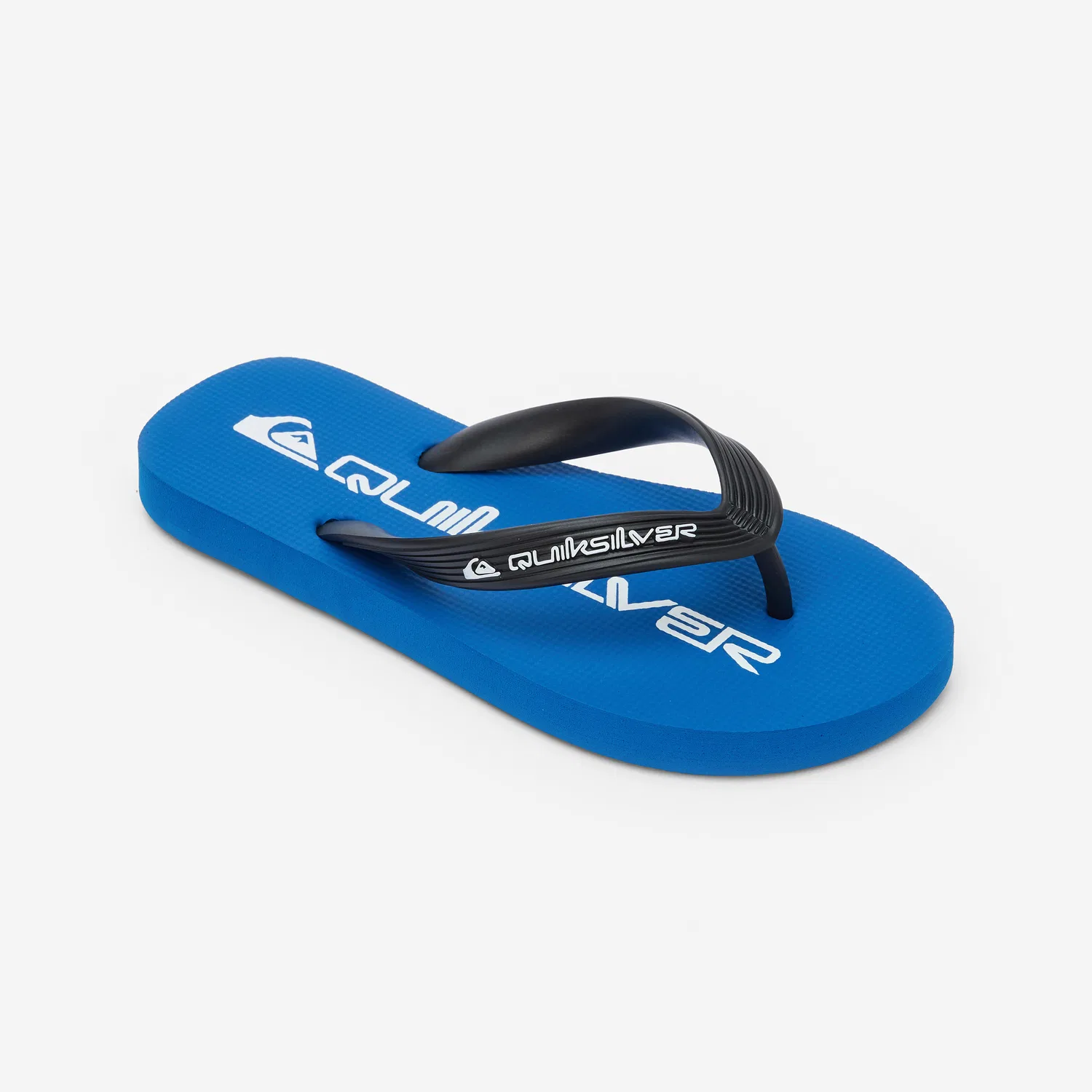 Детские шлепанцы Java Wordmark Quiksilver, Blau Schwarz