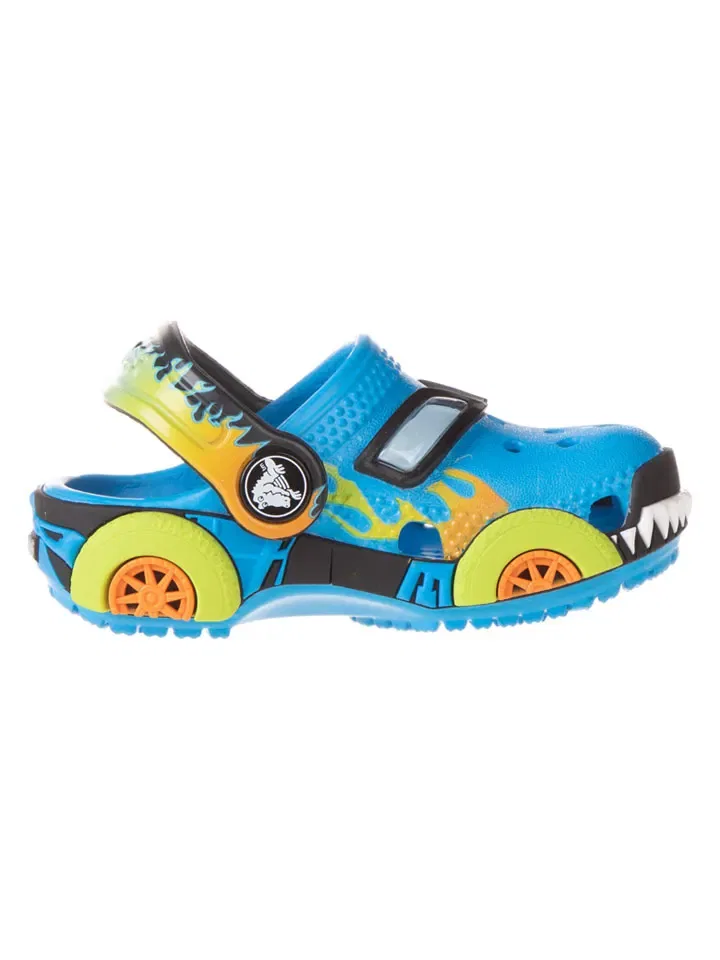 Сабо с принтом IAM Monster Truck Crocs, синий — фото 2