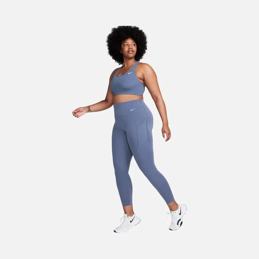 Женские леггинсы для тренировок с высокой посадкой и длиной 7/8 Nike Dri-Fit Universa Medium-Support High-Waisted 7/8 Training, Синий
