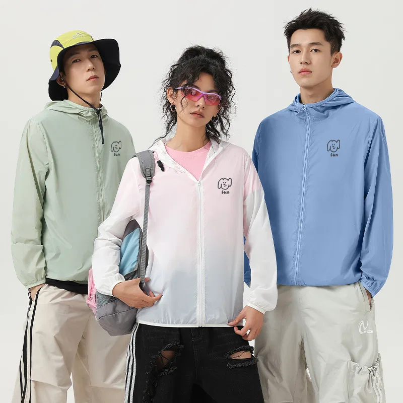 Детская ветровка с защитой от солнца MINISO, Dark Gray (Ma Xiu Dog Journal Chest Logo) — фото 4