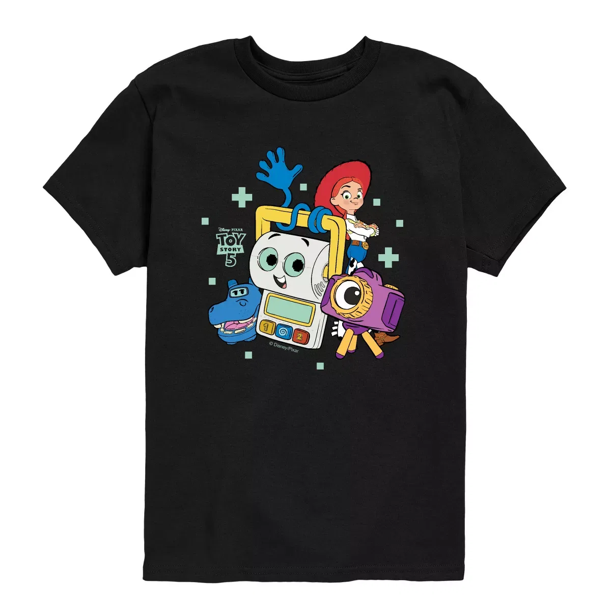Детская футболка с принтом Toy Story 5 Jessie Group Short Sleeve Graphic T-Shirt Toy Story, Navy