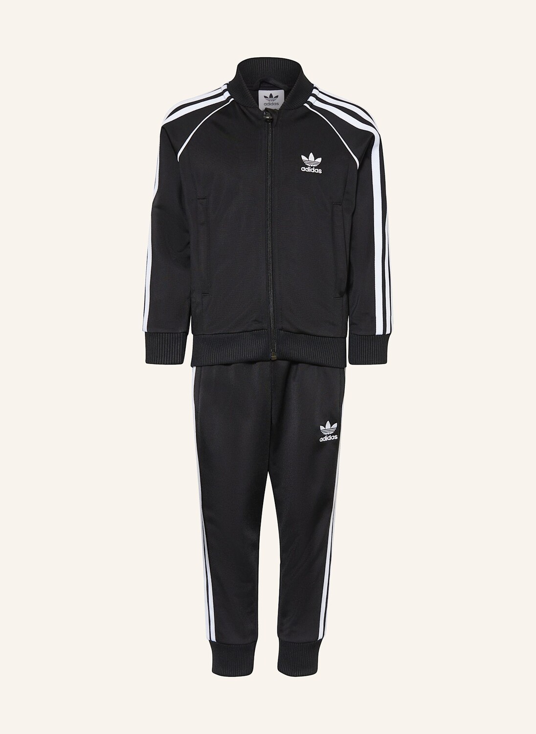 

Спортивный костюм с галлонными полосками Adidas Originals, черный