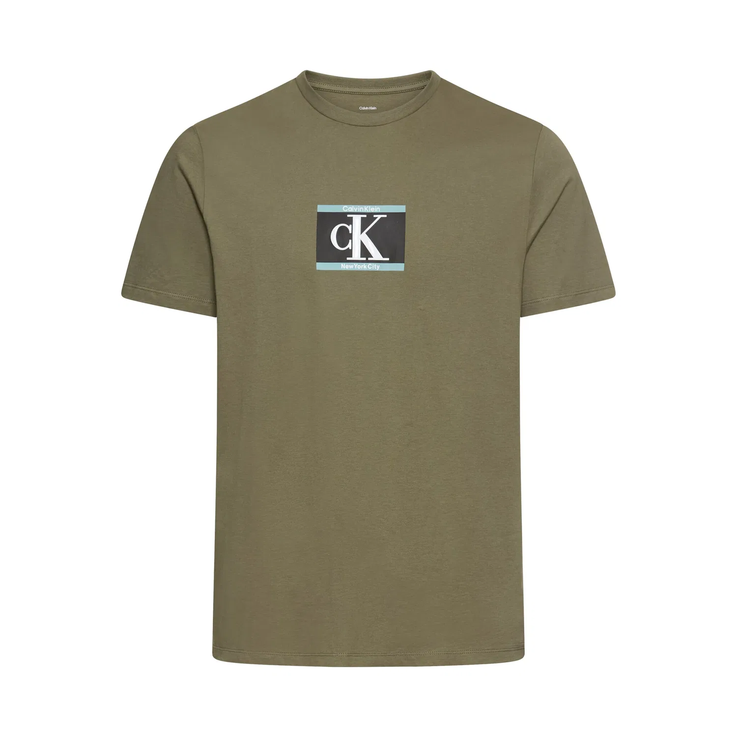 Мужская футболка с логотипом Calvin Klein, Dusty Olive