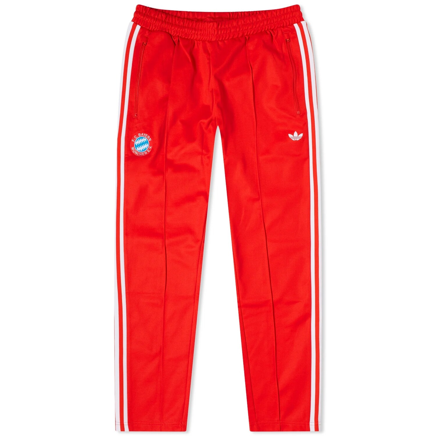 

Спортивные брюки Adidas FC Bayern Munich OG Beckenbauer Track, красный/белый