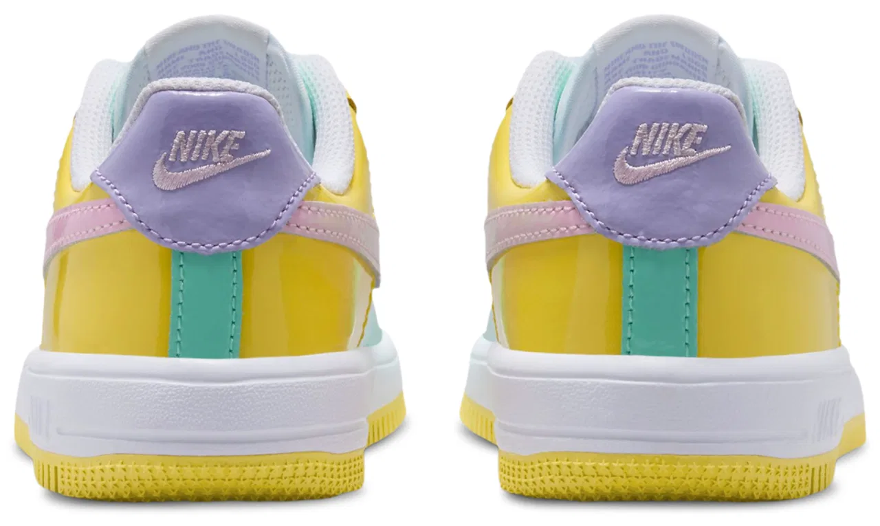 Кроссовки для мальчиков Force 1 Low Nike, цвет Yellow Pulse/Pink Foam/Emerald Rise — фото 3